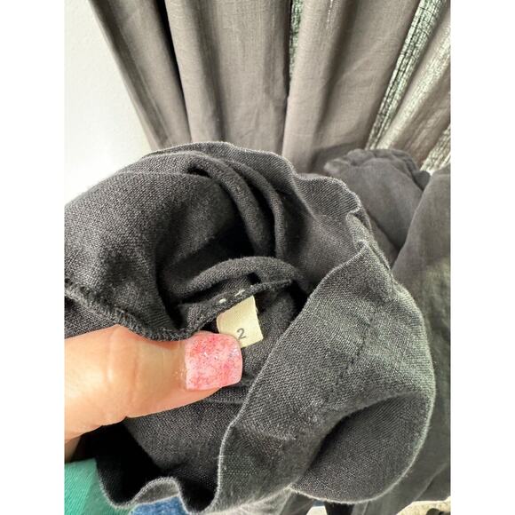 Rachel Craven Women's Black Linen Pants Size 2 (US 8-12) - Picture 6 of 6